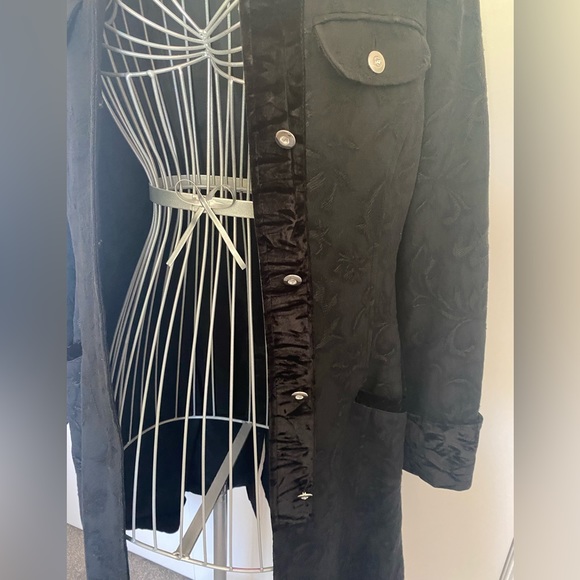 Versace 100% linen/wool blend coat - Picture 5 of 15